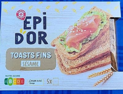 Toasts fin sésame