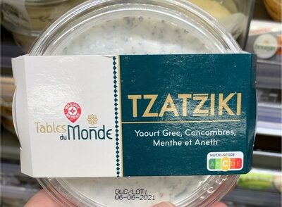 Tzatziki - Preparation à base de Yaourt grec et concombre