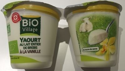 Yaourt au Lait entier de Brebis à la Vanille