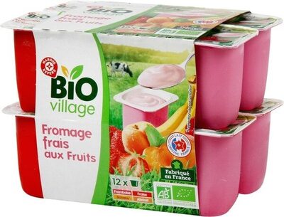 Fromage frais aux fruits x 12