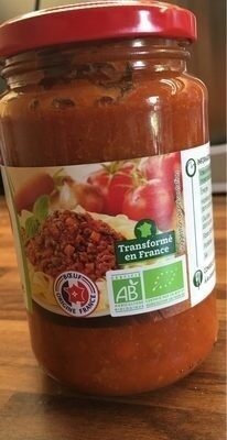 Sauce bolognaise Bio