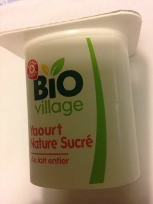 Yaourt nature sucré Sucre de canne