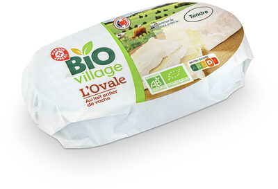 L'ovale au lait entier de vache