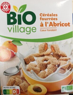 Céréales fourrées à l'abricot