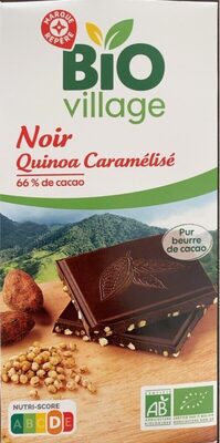 Chocolat noir quinoa caramélisé