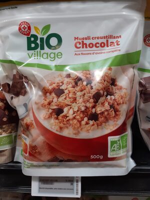 Muesli croustillant chocolat