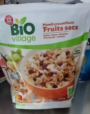 Muesli croustillant fruits secs