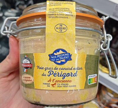 Foie gras de carnard entier du Périgord à l'ancienne