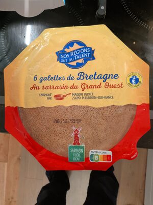 Galettes de Bretagne au sarrasin