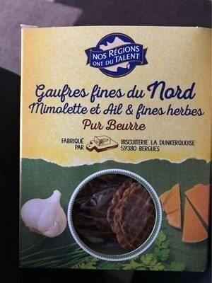 Gaufre mimolette ail Nos Régions Ont du Talent