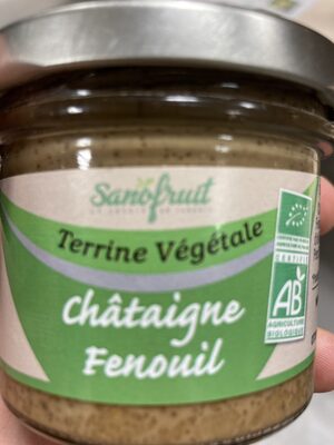 Térrine Végétale de châtaigne et fenouille