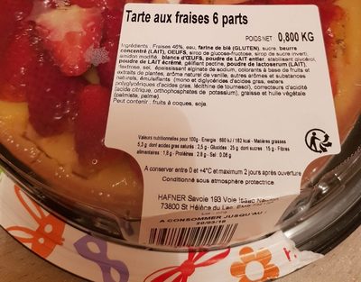 Tarte aux fraises
