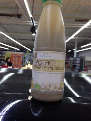 Potage champignon persillade