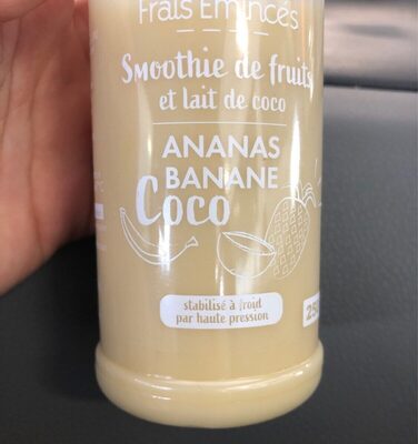 Smoothie de fruits et lait de coco