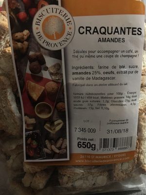 Craquantes amandes