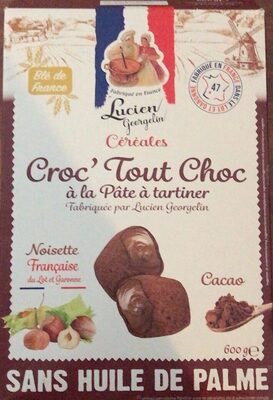 Croc’ tout choc à la pate à tartiner