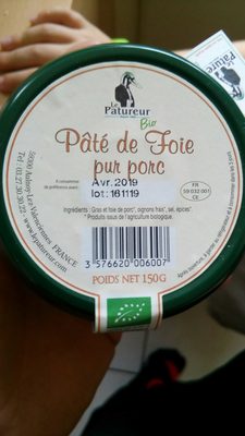Pâté de Foie Bio Pur Porc