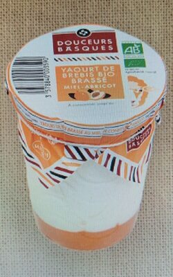 Yaourt de brebis bio brassé miel abricot