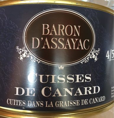 Cuisses de canard cuites dans la graisse de canard