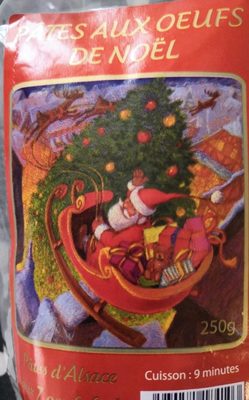 Pâtes aux oeufs de Noël