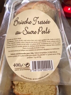 Brioche Tressée au Sucre Perlé