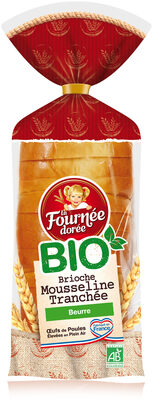 Brioche mousseline tranchée