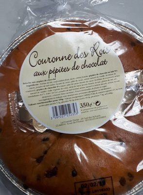 Couronne des rois aux pépites de chocolat