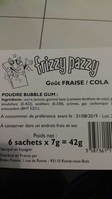 Mr Freeze fruit pops frizzy pazzy