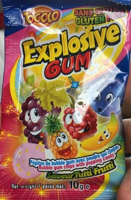 Explosive gum