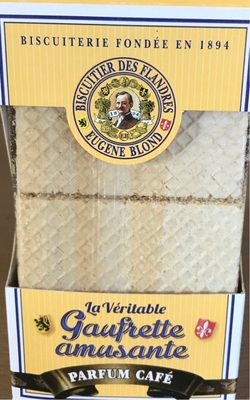 La gaufrette amusante parfum café