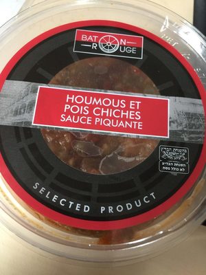 Houmous et pois chiches sauce piquante