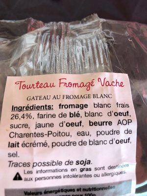 Tourteau Fromagé Vache
