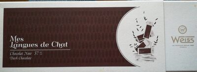Mes langues de chat – Chocolat noir 57 %