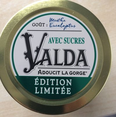 Gommes Valda - Édition Limitée - Goût Menthe & Eucalyptus