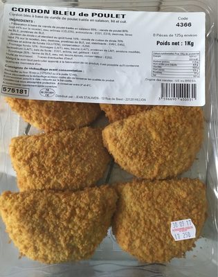 Cordon bleu de poulet