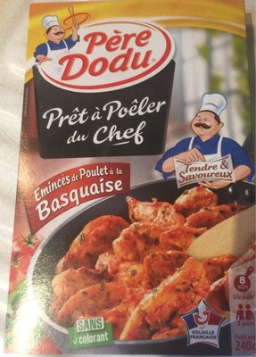 Emincés de Poulet à la Basquaise