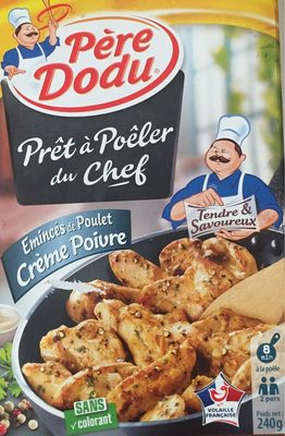 Émincés de poulet crème poivre