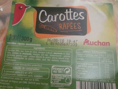 Carottes râpées