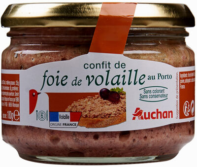Confit de foie de volaille au Porto