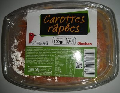 Carottes rapées assaisonnées