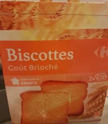 Biscotte goût brioché