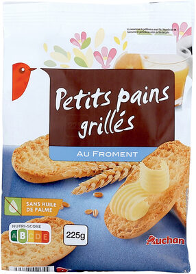 Petits pains grilles au froment