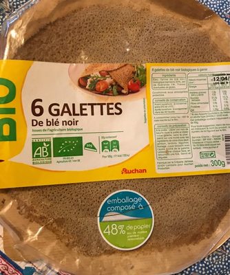 Bio galette de ble noir x6