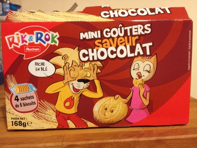 Rik & Rok - Mini goûters saveur chocolat