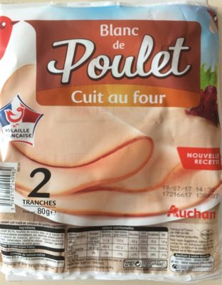 Blanc de poulet Cuit au four (2 tranches)