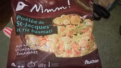 Mmm! poelee de st jacques et riz basmati