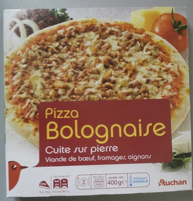Pizza Bolognaise cuite sur pierre