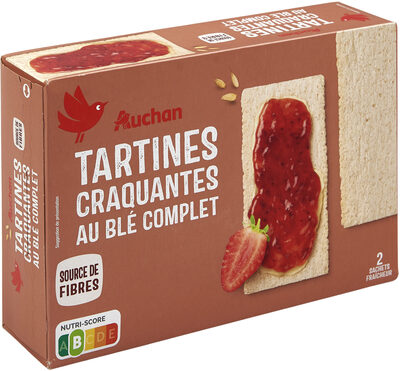 Tartines craquantes au blé complet