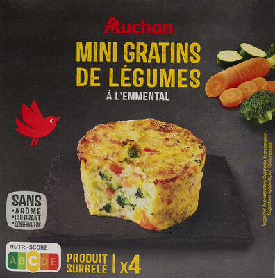 Mini gratins de légumes à l'emmental