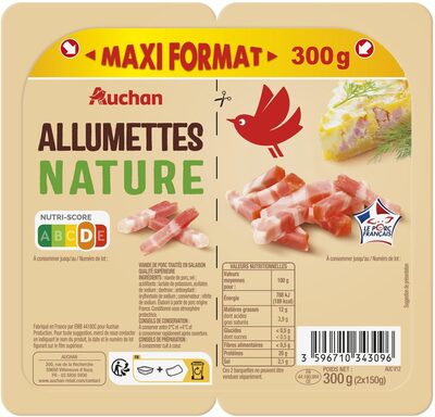 Allumettes nature